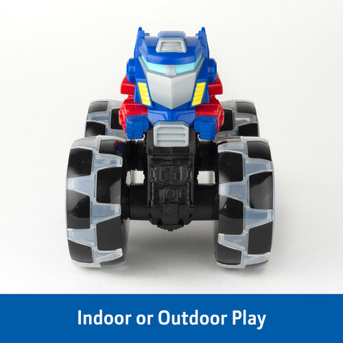 Tomy Monster Treads Lightning Wheels Optimus Prime Vehicle