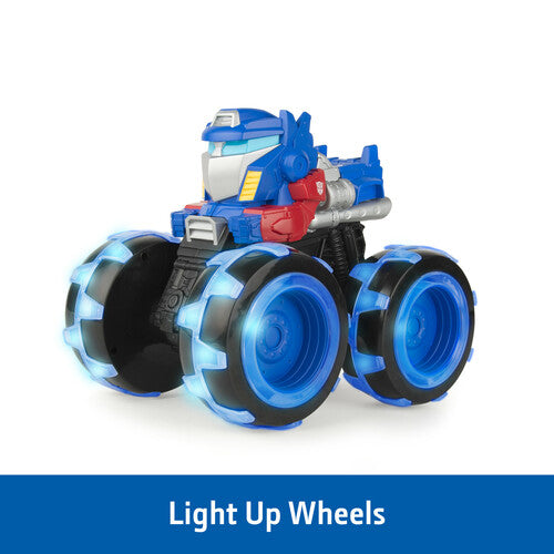Tomy Monster Treads Lightning Wheels Optimus Prime Vehicle