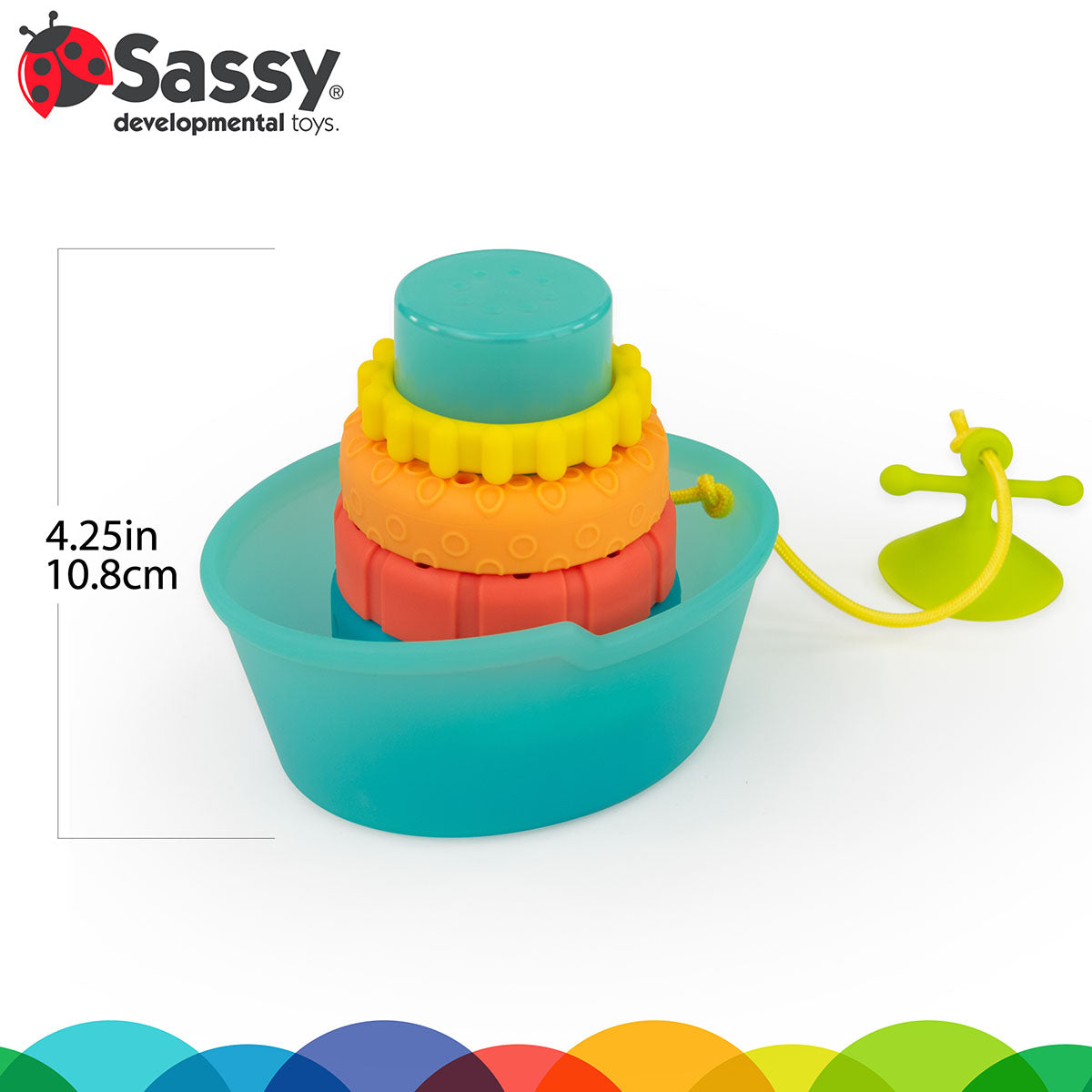 Sassy Stackin’ Ship Tub Toy
