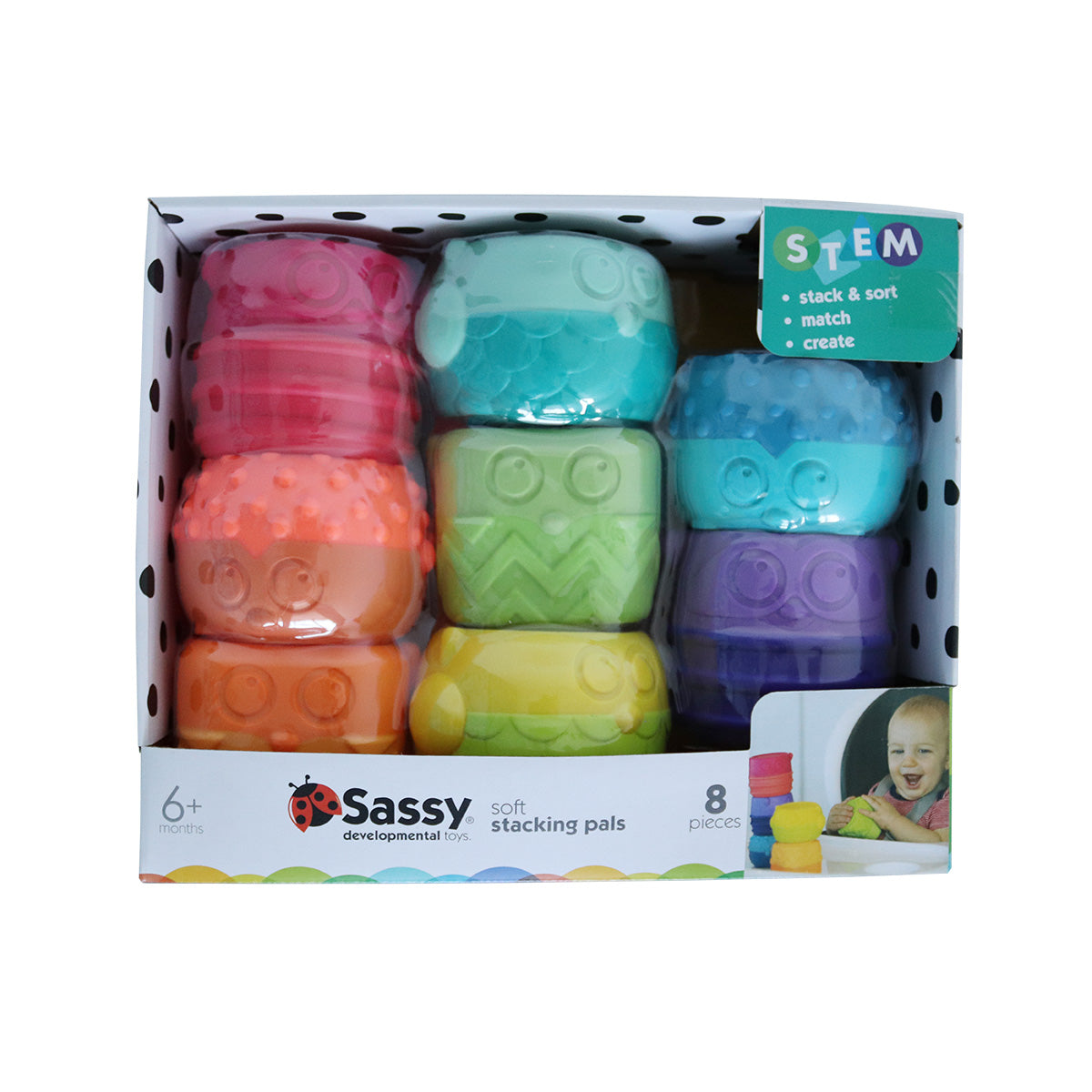 Sassy Stacking Pals 8 Pack