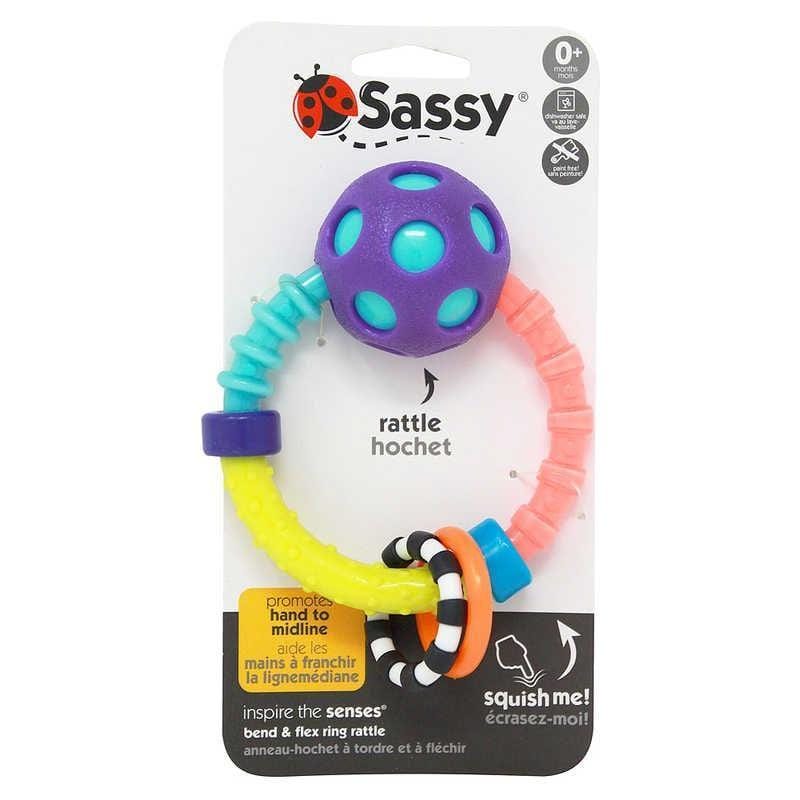 Sassy Bend and Flex Ring Rattle