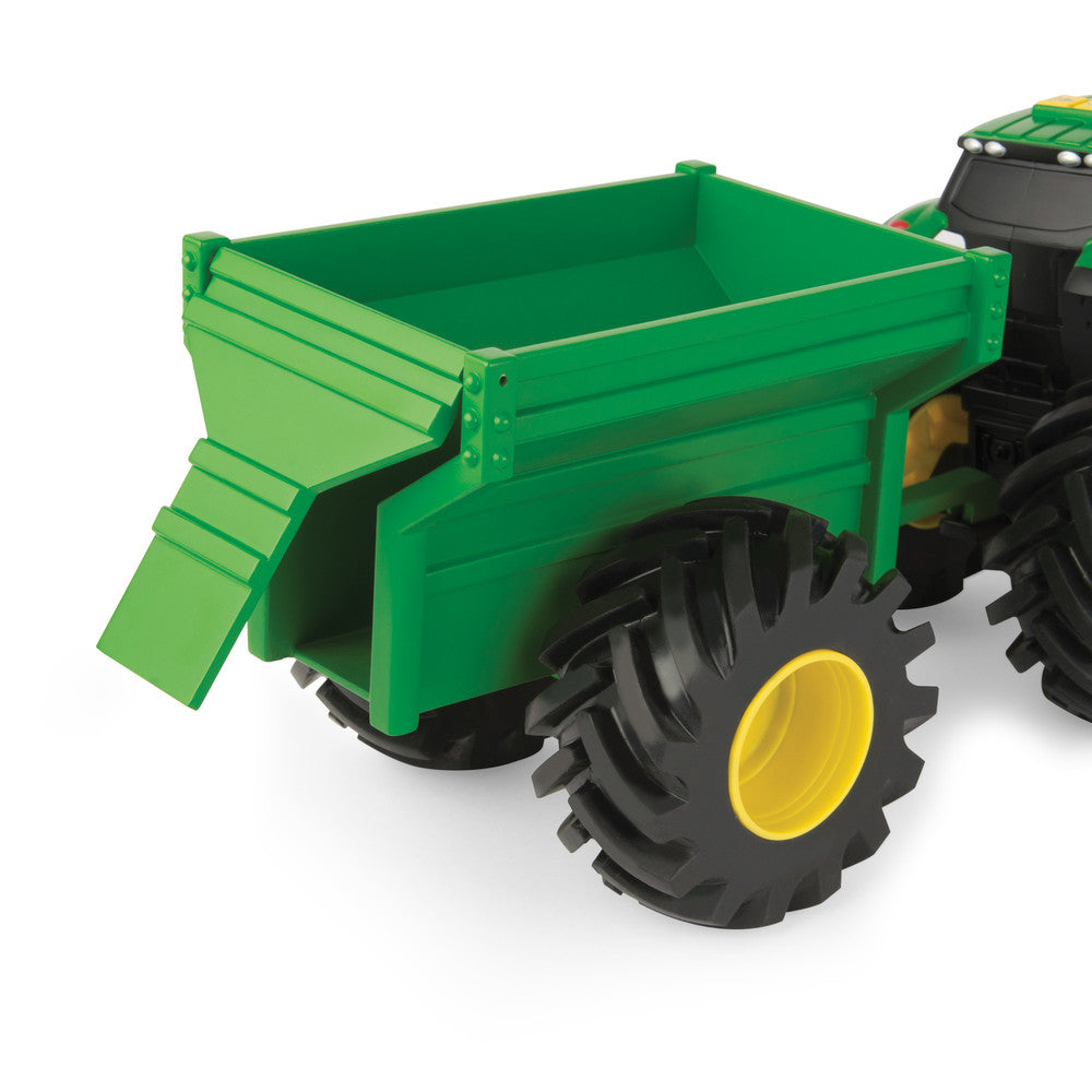 John Deere Monster Treads Tractor with Wagon &amp; Loader