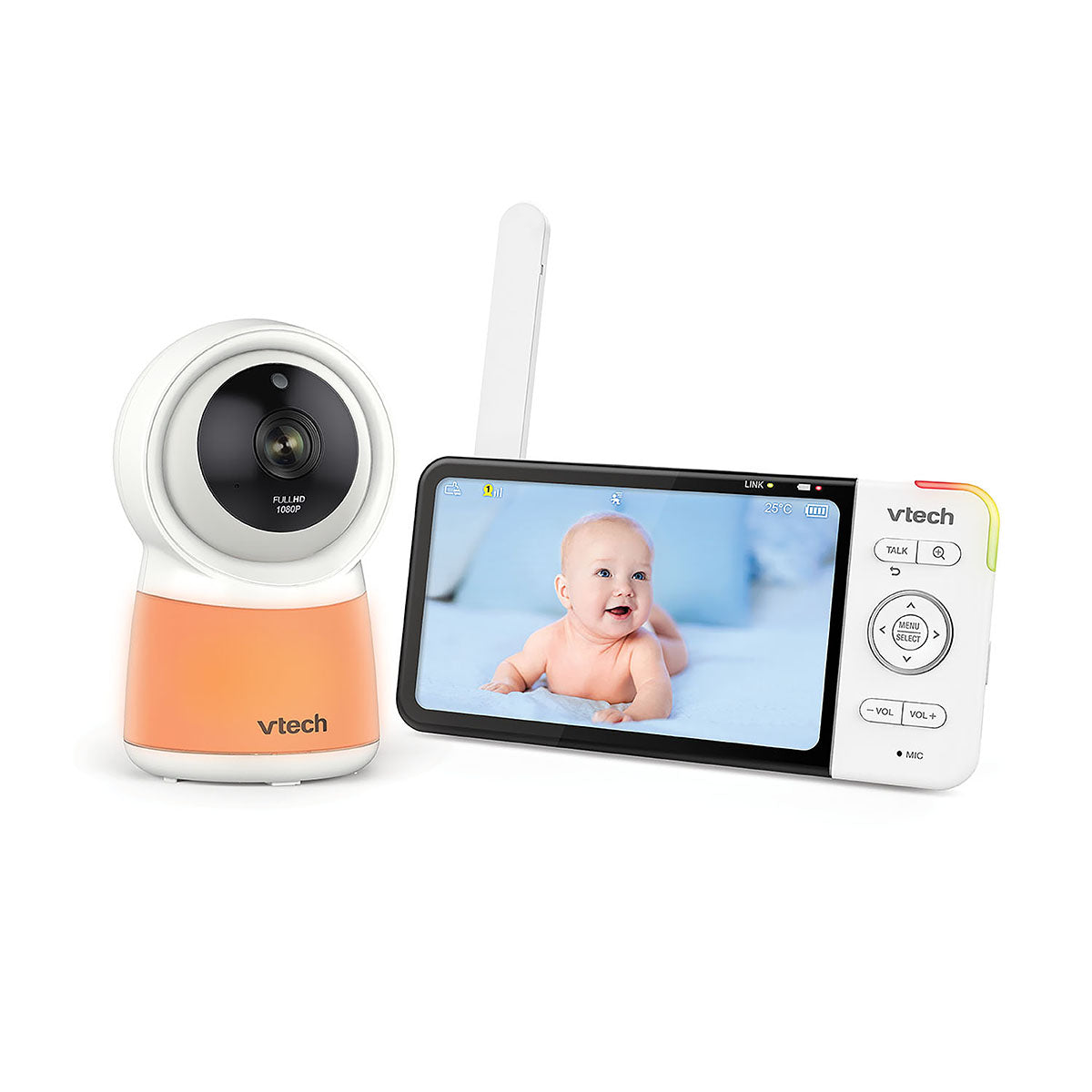 Vtech RM5754 HD 12cm Smart Wi-Fi Video Monitor with Night Light