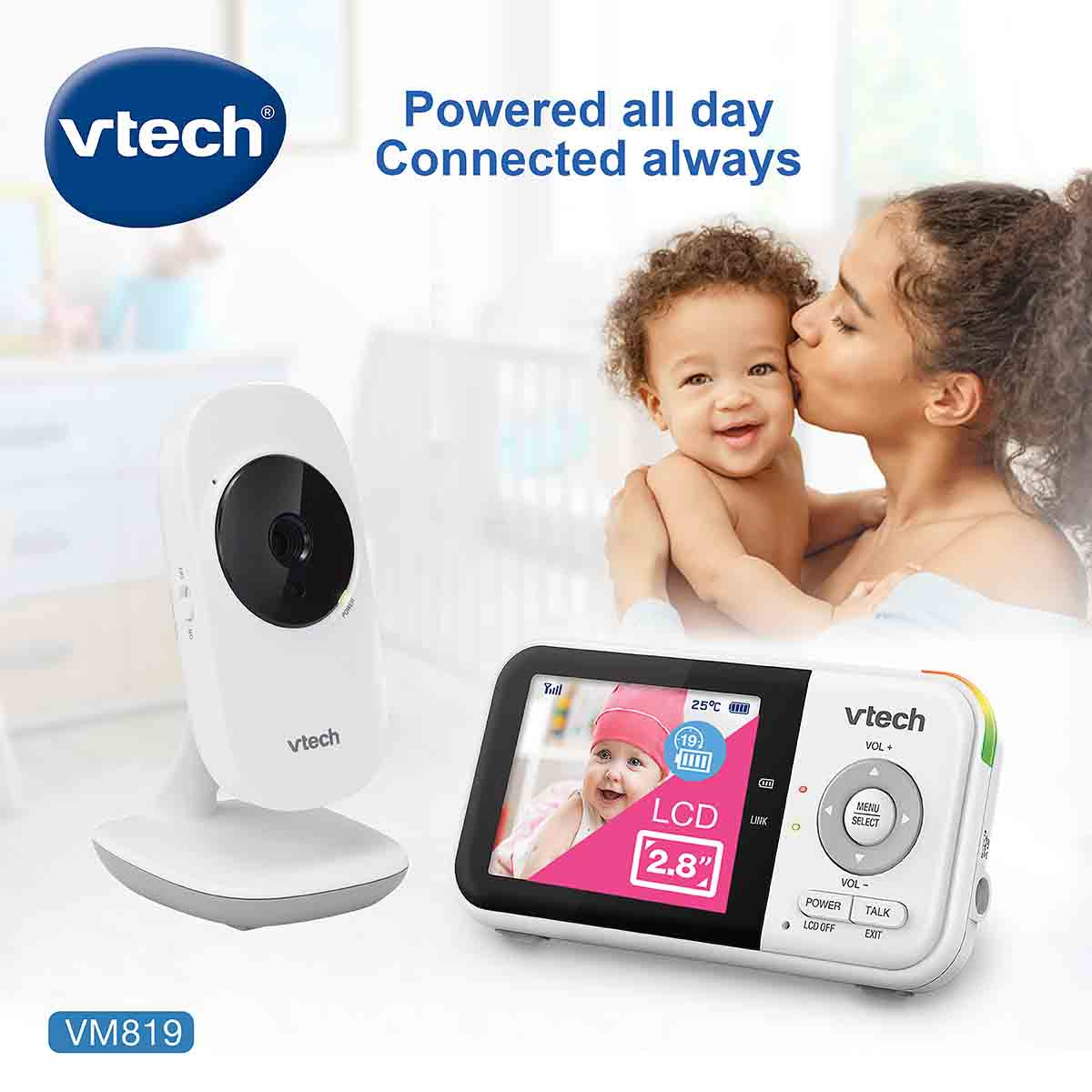 Vtech VM819 Video Baby Monitor with Extended Battery Life