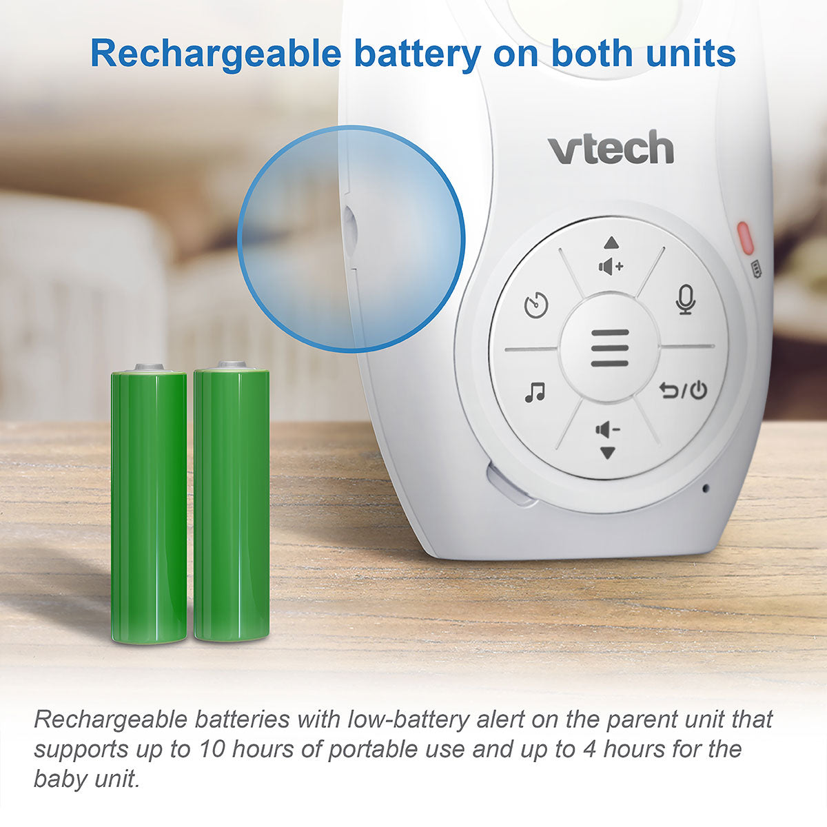 Vtech DM1214 Dual Battery Digital Audio Monitor