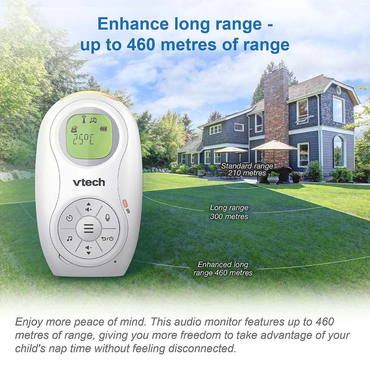 Vtech DM1214 Dual Battery Digital Audio Monitor