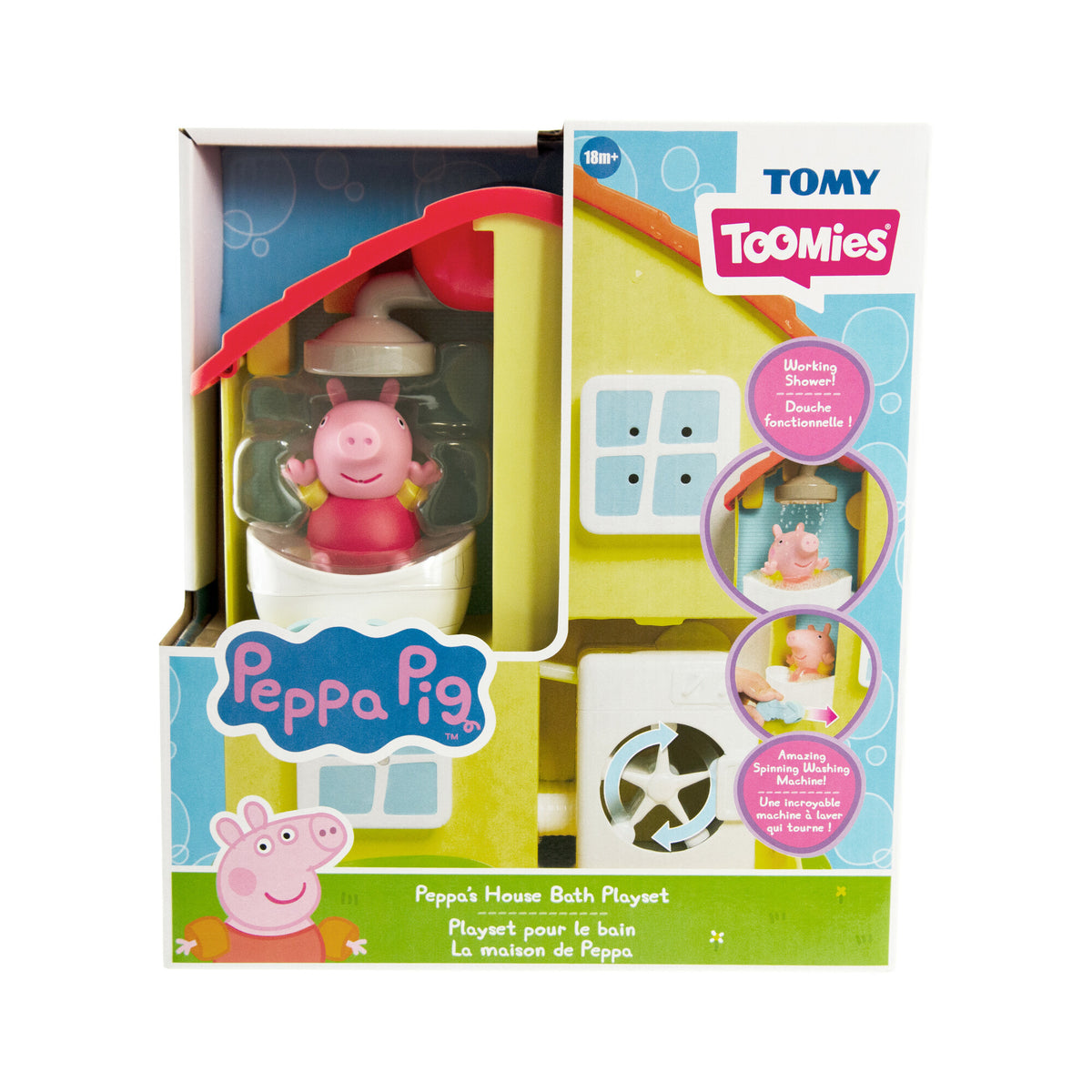 Peppa Pig Peppa’s House Bath Playset