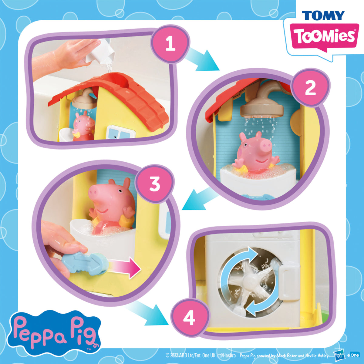 Peppa Pig Peppa’s House Bath Playset