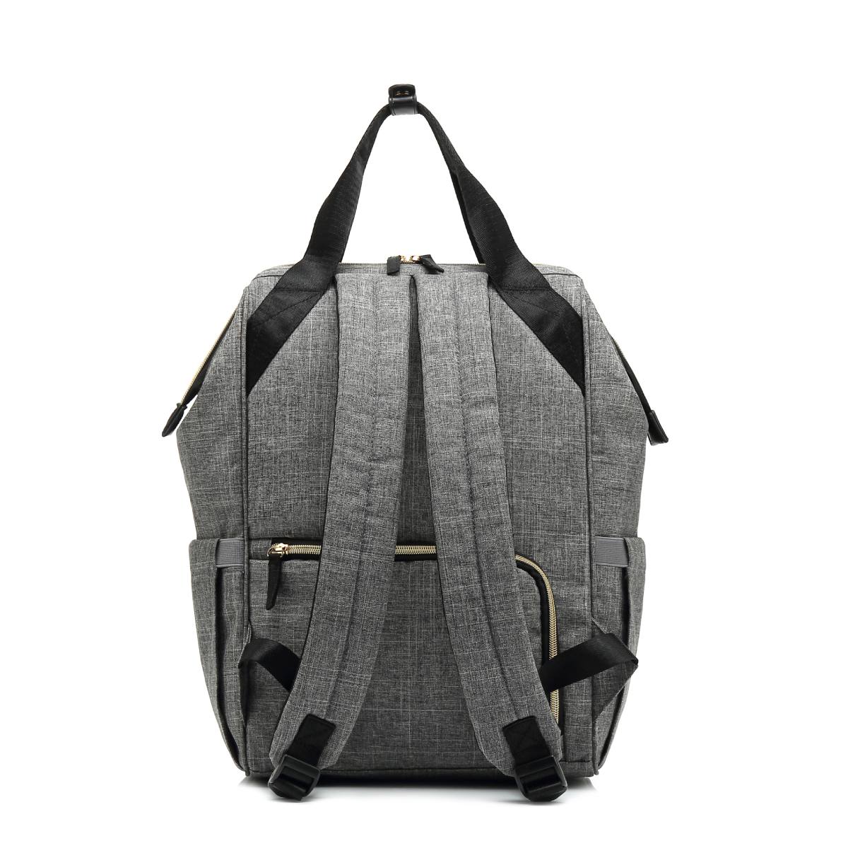 Oxford Backpack Nappy Bag - Grey