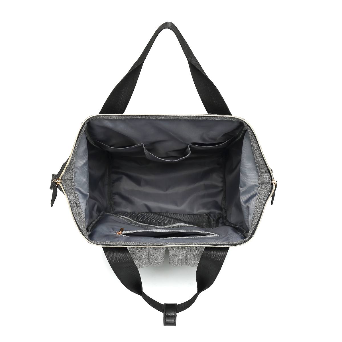 Oxford Backpack Nappy Bag - Grey