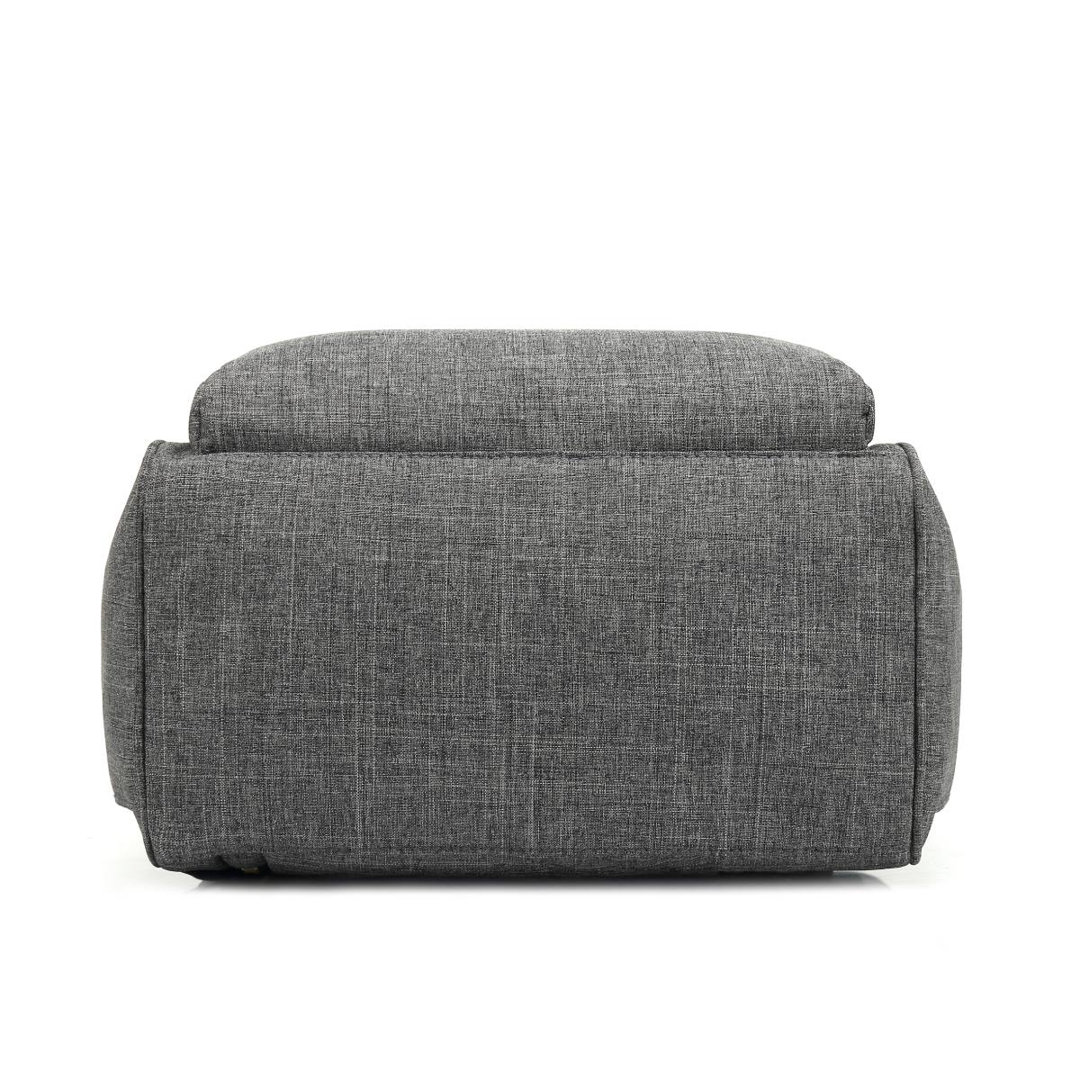 Oxford Backpack Nappy Bag - Grey