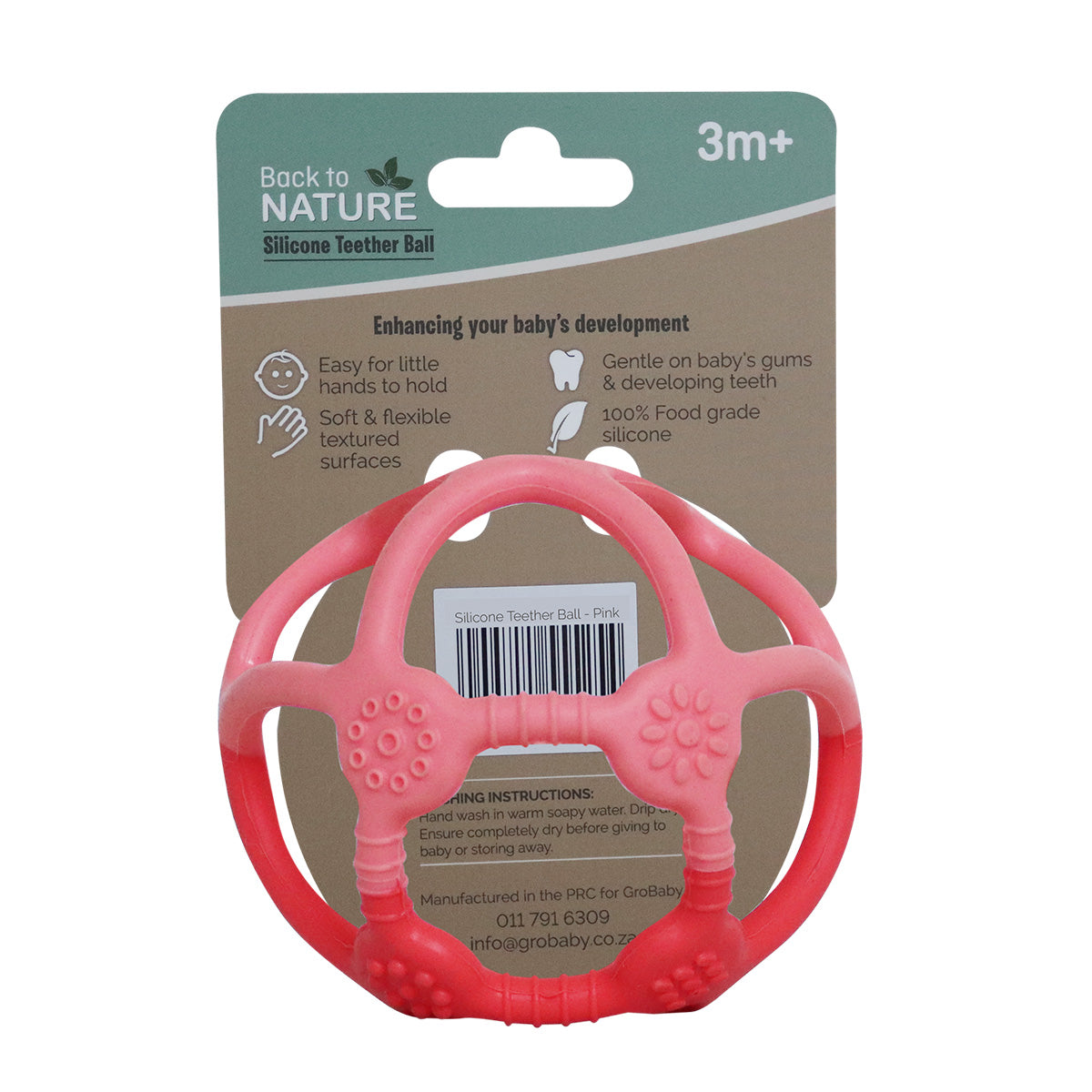Back to Nature – Silicone Teether Ball