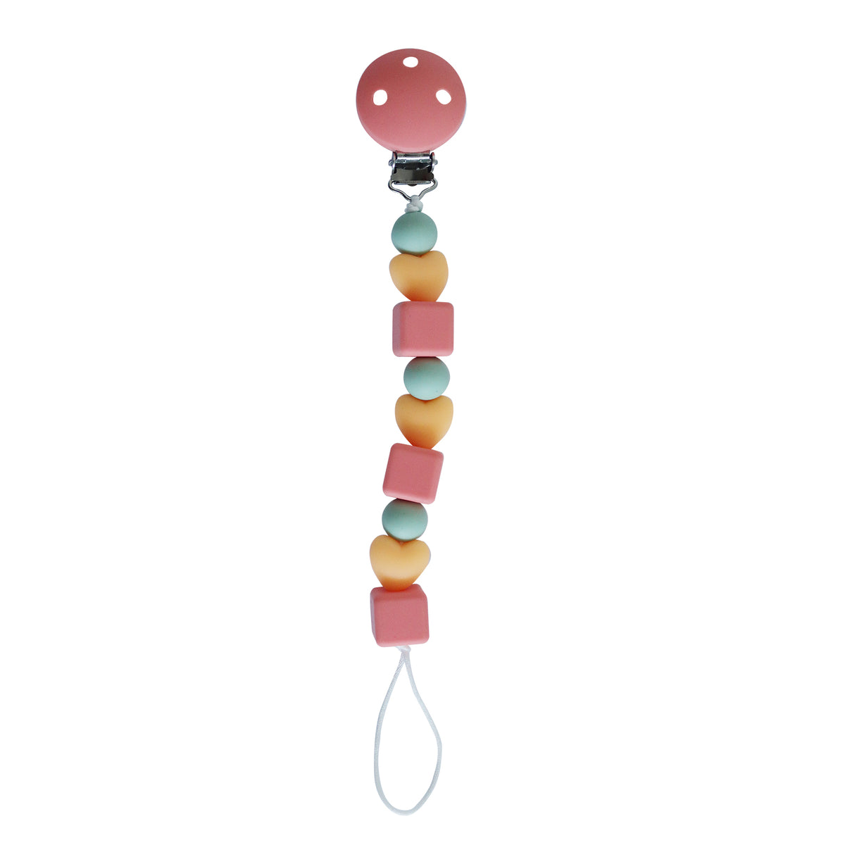 Back to Nature – Silicone Pacifier Clip – Beads