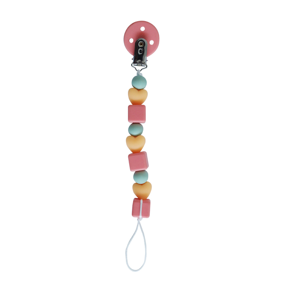 Back to Nature – Silicone Pacifier Clip – Beads