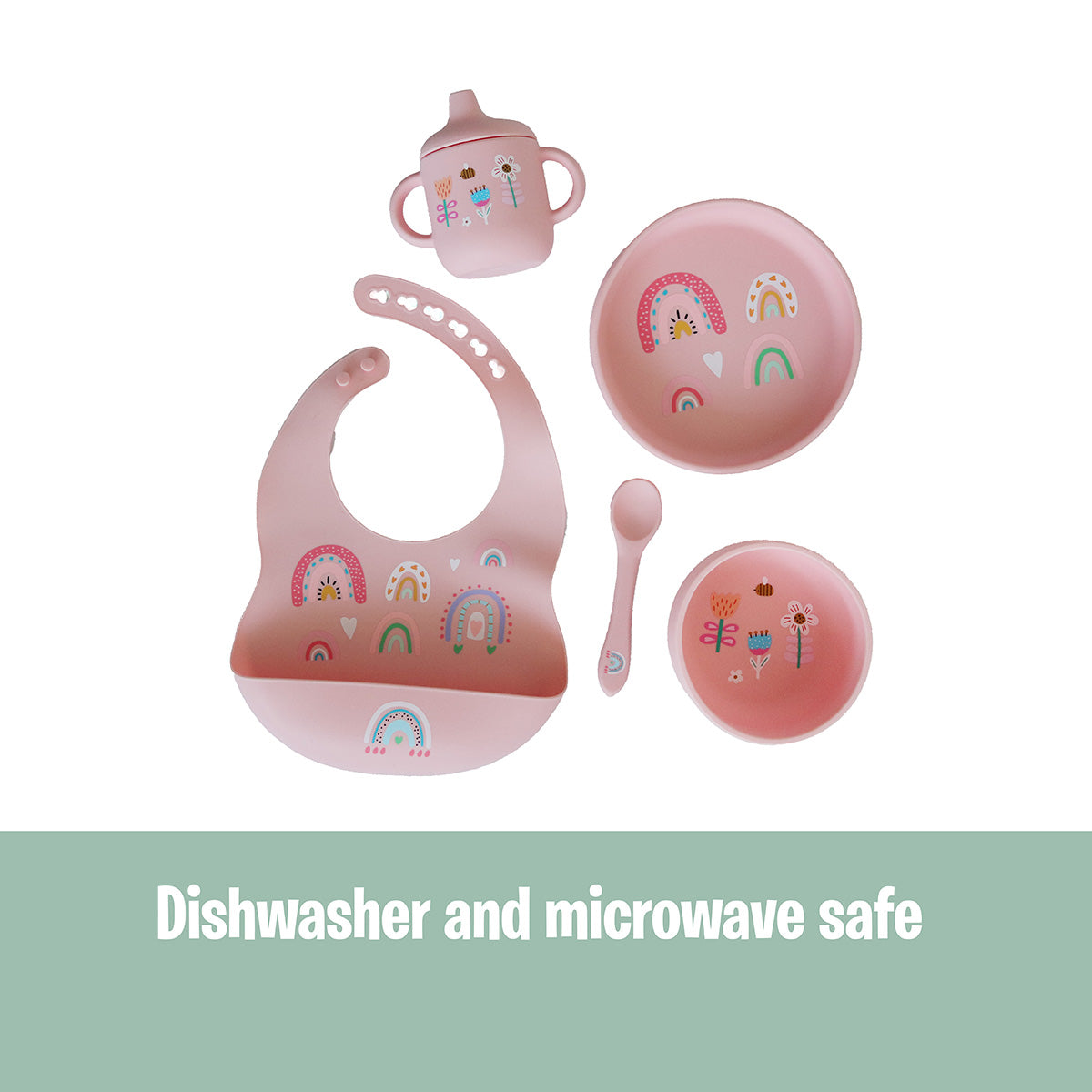 Back to Nature – 5pc Character Silicone Feeding Set
