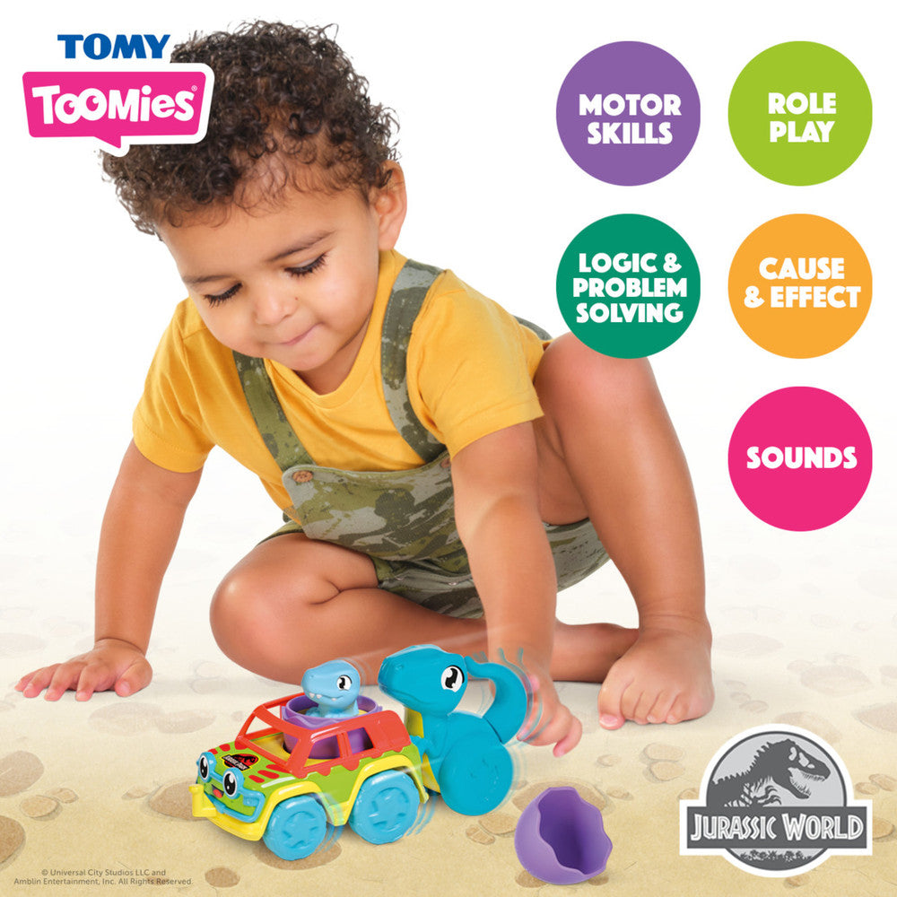 Toomies Jurassic World Chase &amp; Roll Raptors