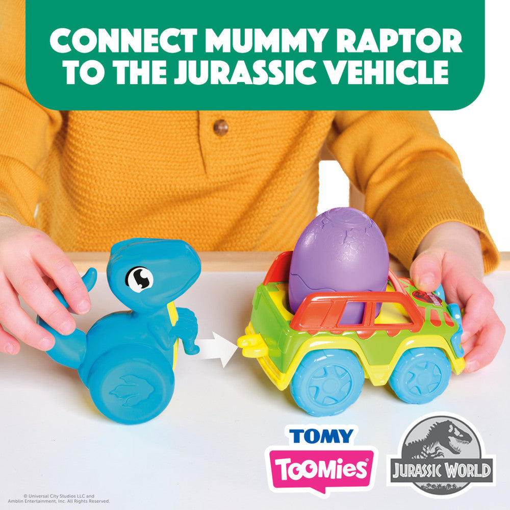 Toomies Jurassic World Chase &amp; Roll Raptors