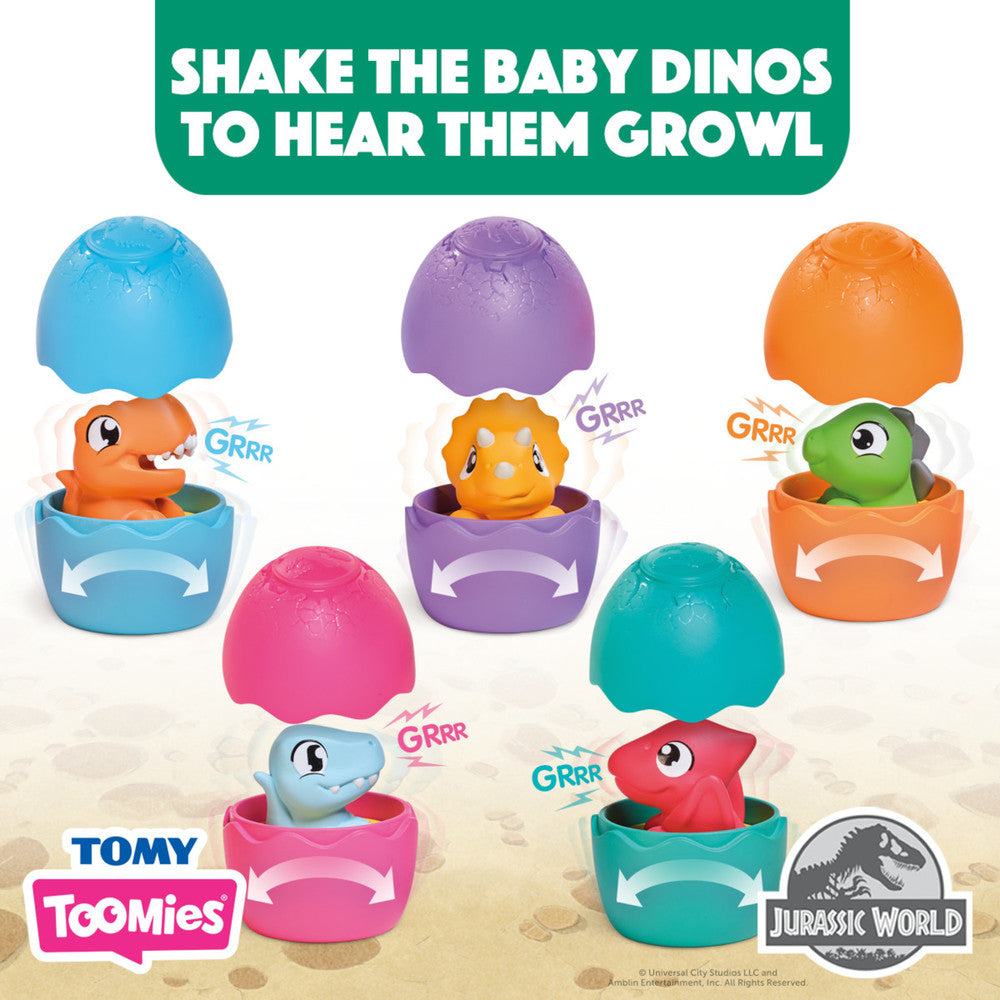 Toomies Jurassic World Spin &amp; Hatch Dino Eggs
