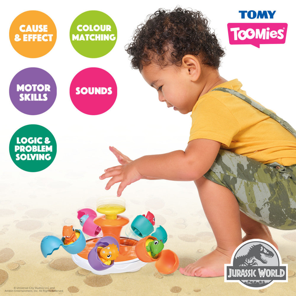 Toomies Jurassic World Spin &amp; Hatch Dino Eggs