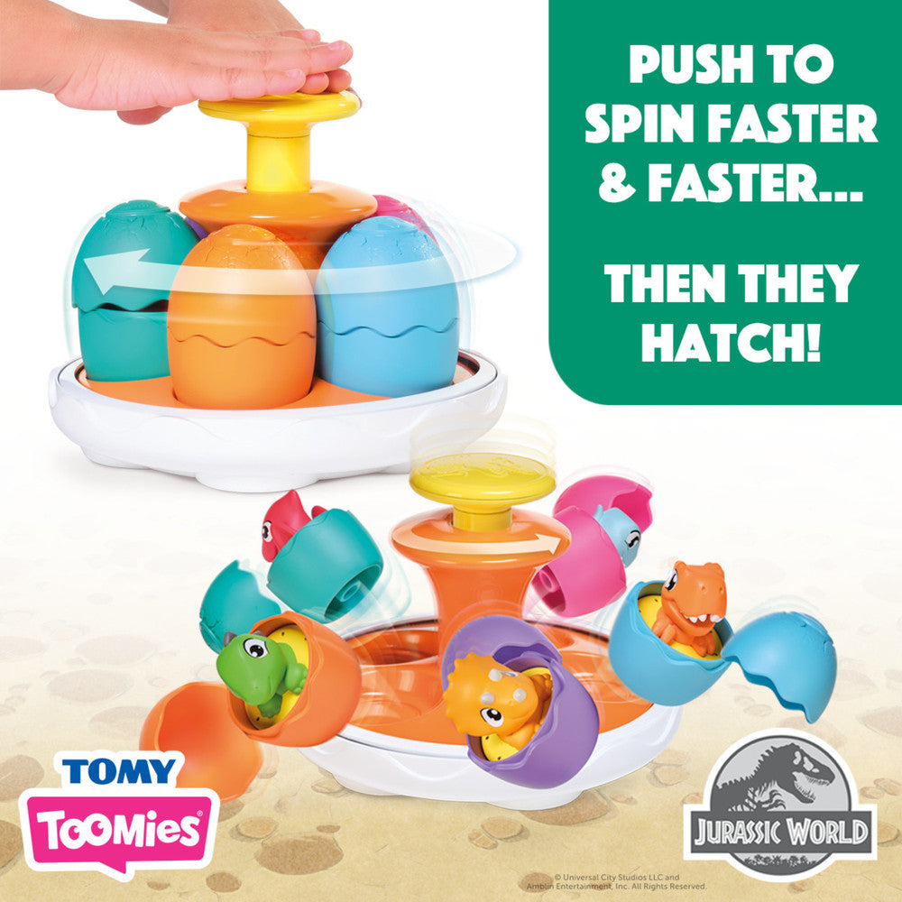 Toomies Jurassic World Spin &amp; Hatch Dino Eggs