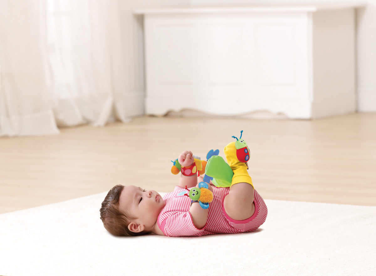 Lamaze Gardenbug Wrist Rattle Foot Finder Set