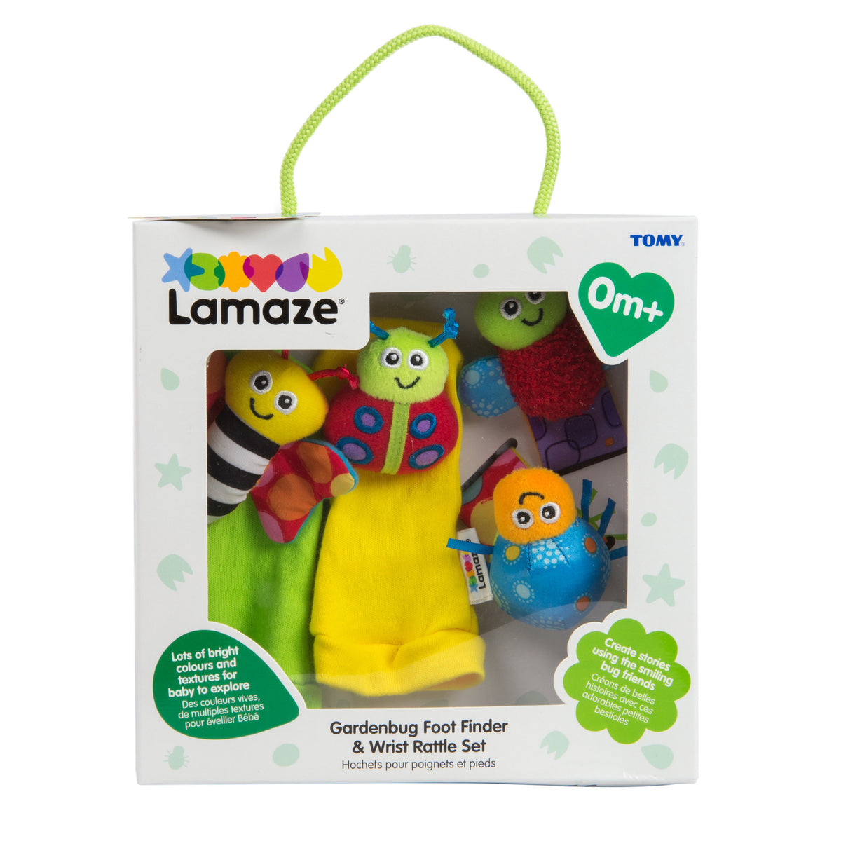 Lamaze Gardenbug Wrist Rattle Foot Finder Set