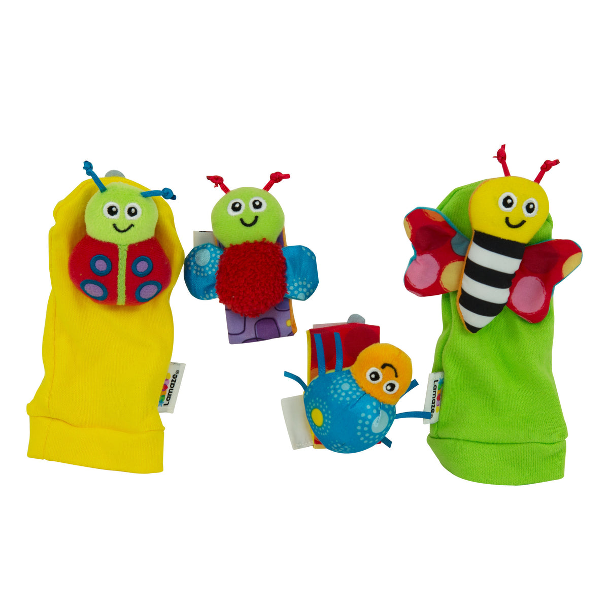 Lamaze Gardenbug Wrist Rattle Foot Finder Set