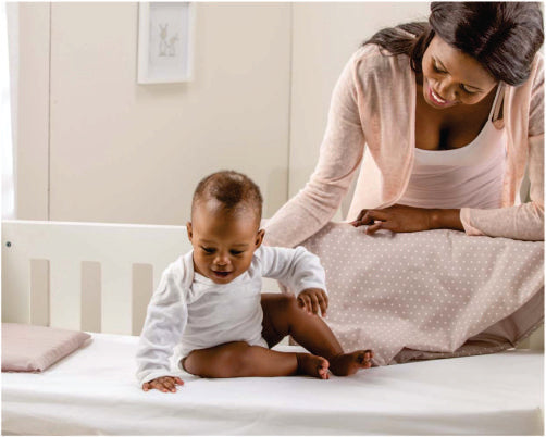 Tula Baby Fitted Dry Sheet &amp; Waterproof Mattress Protector